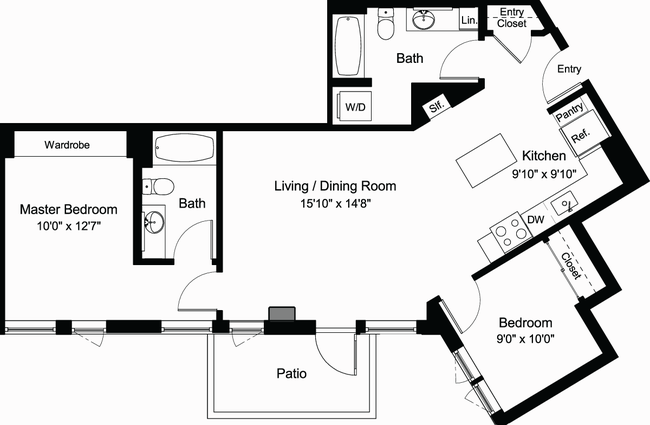 Floorplan - Chloe on Madison