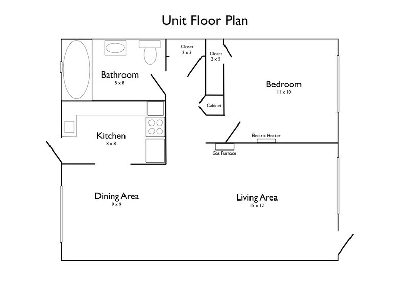 Unit Floor Plan - 2363 SE 45th Ave