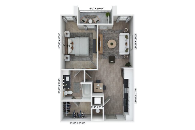 Floorplan - District 757 Apartments