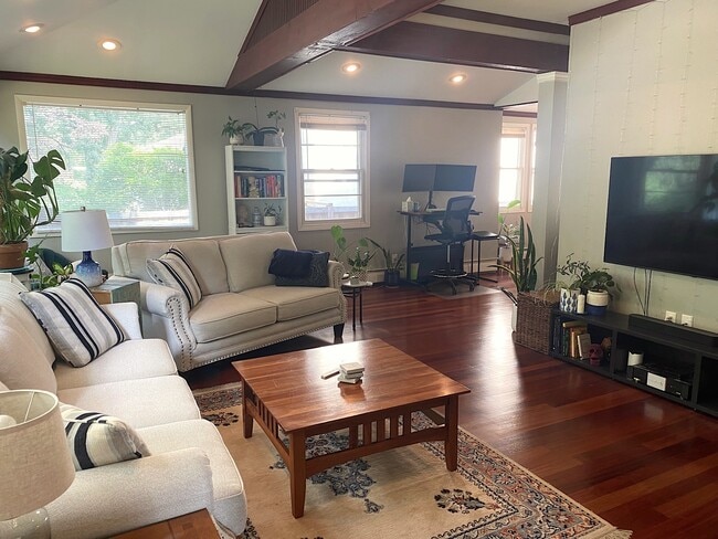 View from the front door ~ opens into living room - 2417 W 22nd St