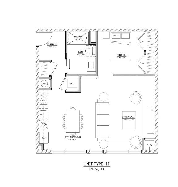 Floorplan - Flats on Fifth