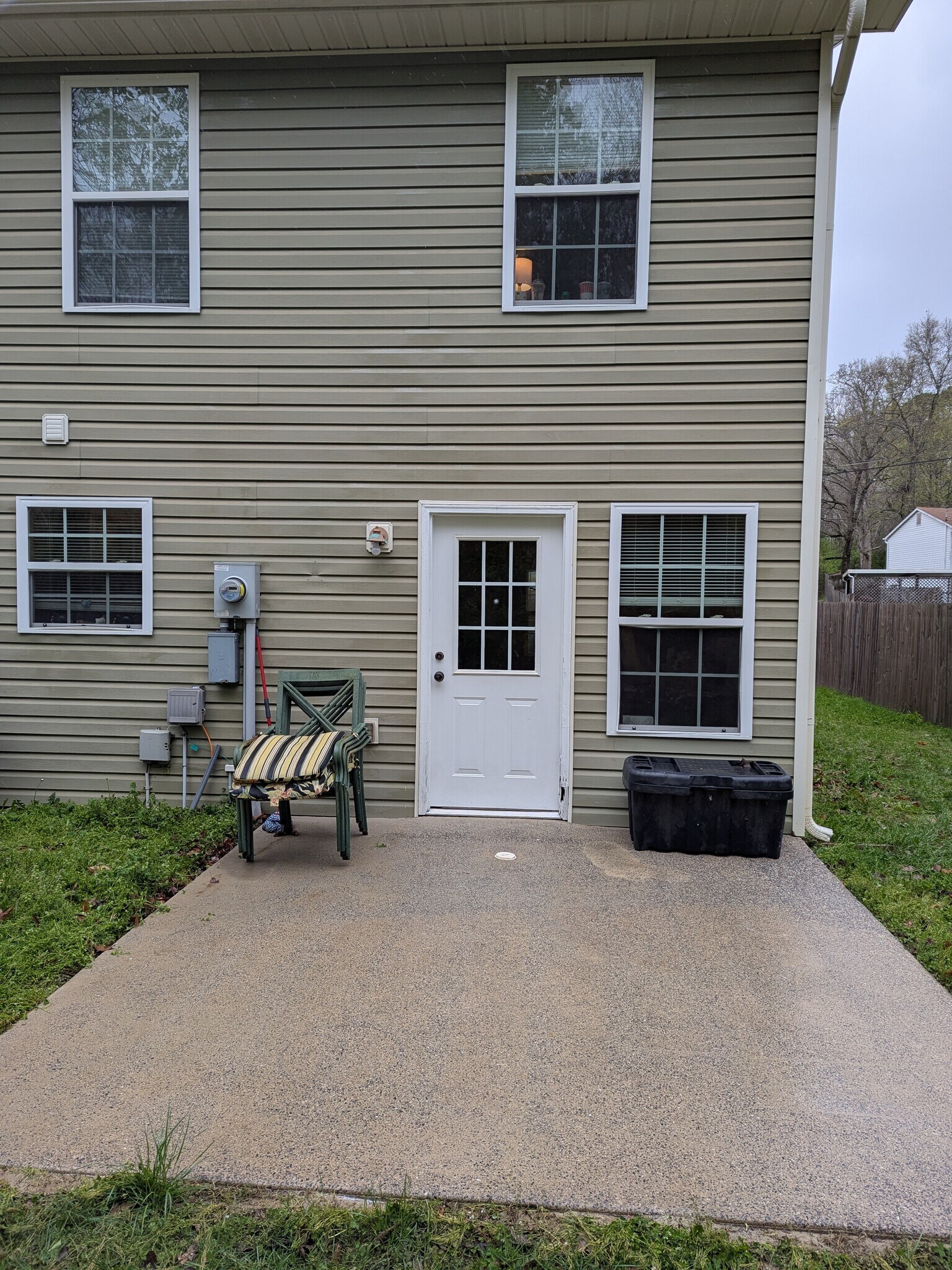 Back patio - 2237 Spring Meadow Ln SE