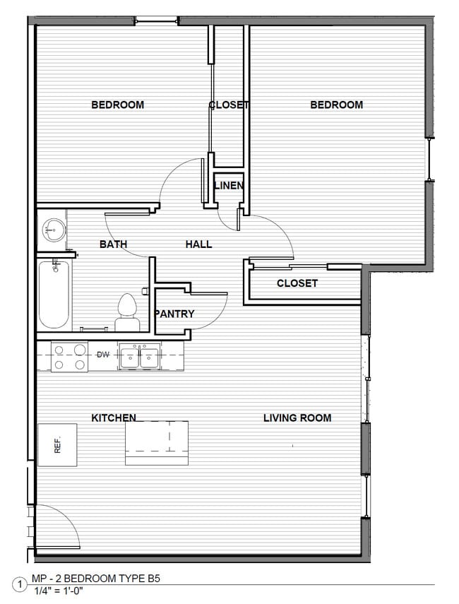 Two Bedroom - B5 - Felician Villa I - Senior 55+