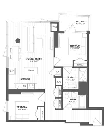 Floorplan - The Tides