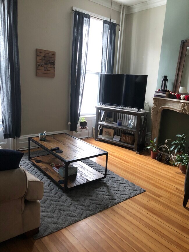 Living room (photo taken recently) - 408 Hamilton St