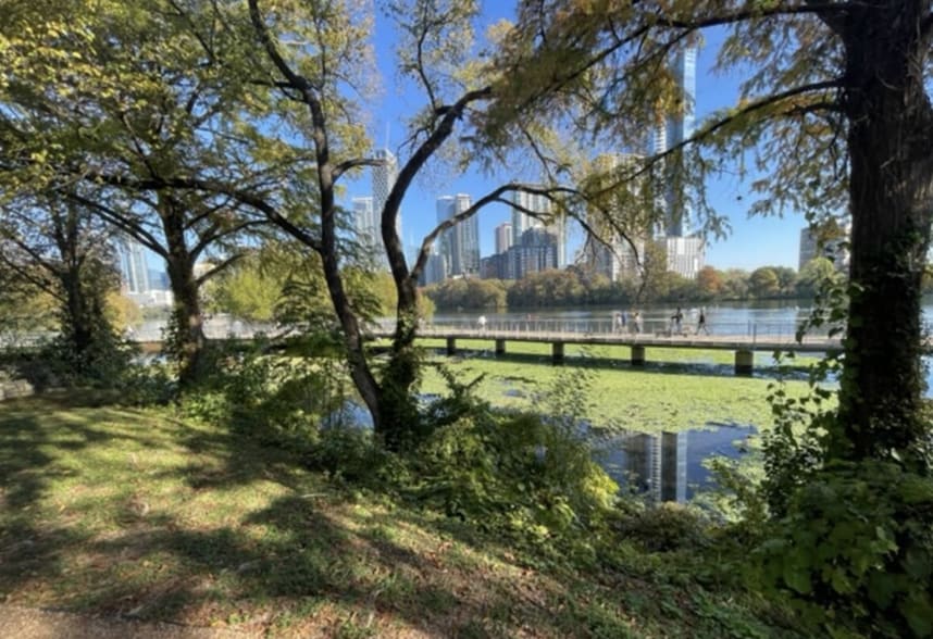 View from complex - 500 E Riverside Dr