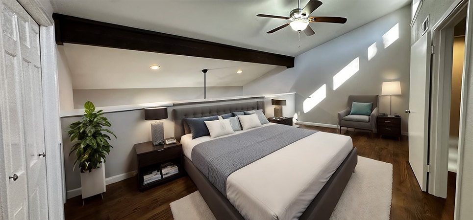 Loft bedroom - 8710 Park Ln
