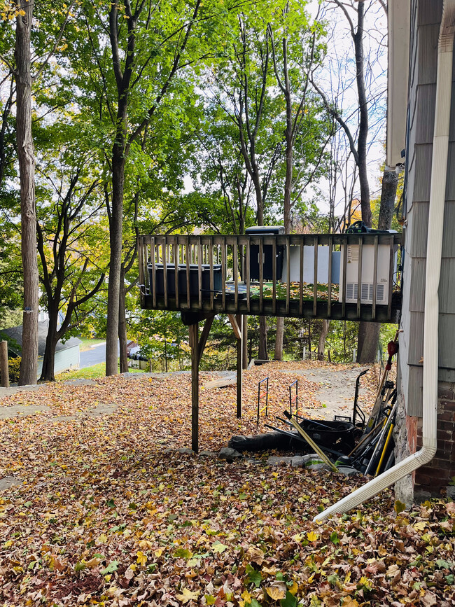 View of private backyard (.25 acre) - 14 Mountain Ave