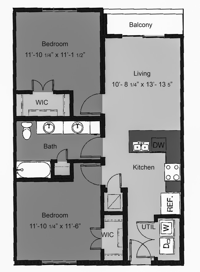Floorplan - Regents West at 24th and 26th