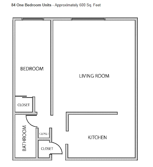 1 Bedroom Units - Fellowship Manor