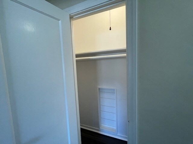 hall closet with shoe rack - 803 W Glenoaks Blvd