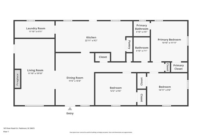 Building Photo - 3BR, 1.5 BA Ranch on Over Half an Acre with Fenced Yard, and Deck $1850/mo rent