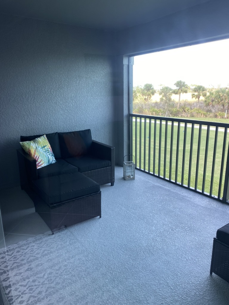 Rear Lanai with Preserve and Gold Course View - 17475 Opal Sand Dr