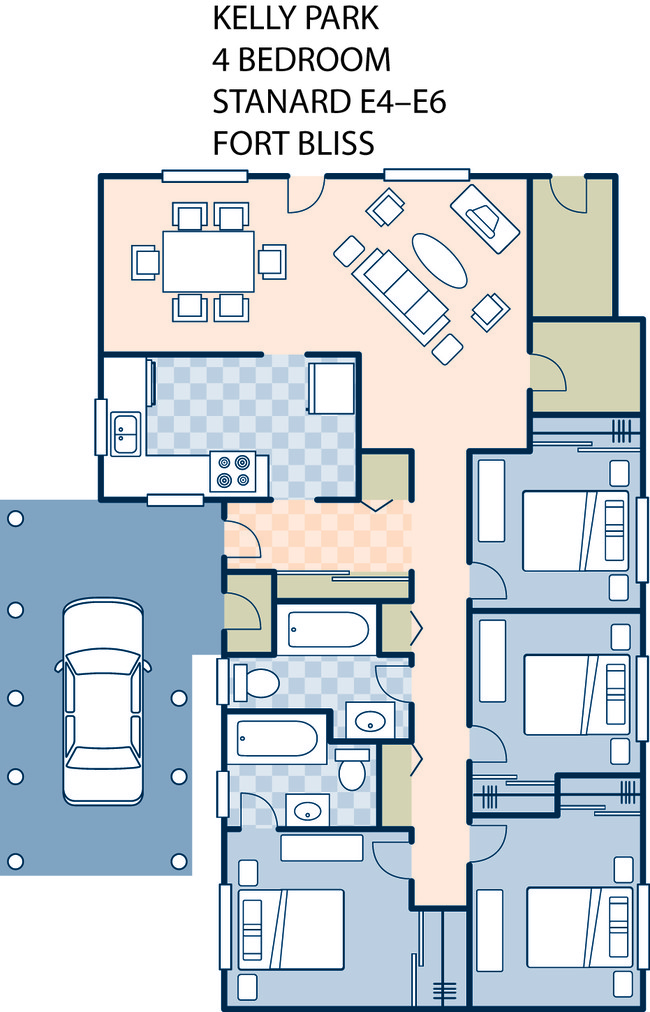 Floorplan - Fort Bliss Family Homes