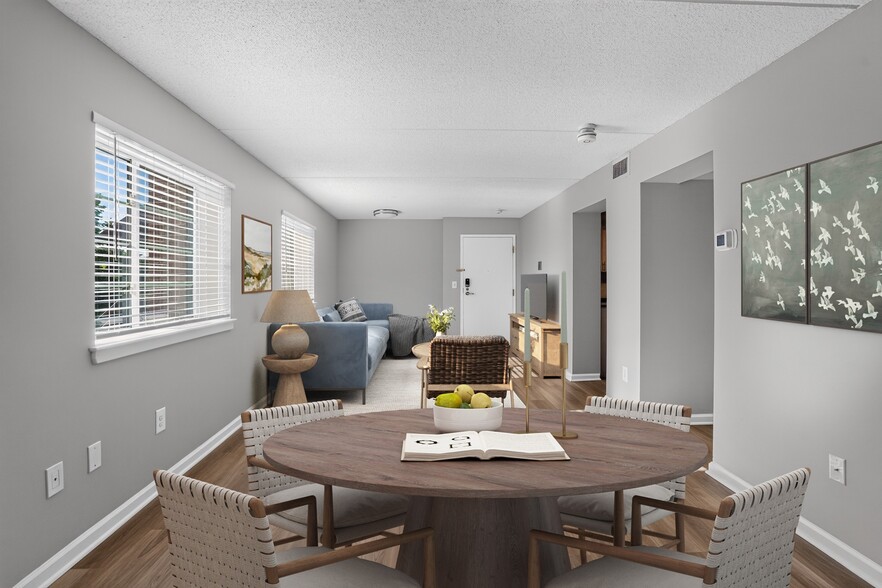 Step into the inviting interiors of Eagle Rock Apartments at Swampscott, where stylish design meets comfortable living. Enjoy spacious layouts, modern finishes, and a welcoming atmosphere. Explore your new home today! - Eagle Rock Apartments at Swampscott