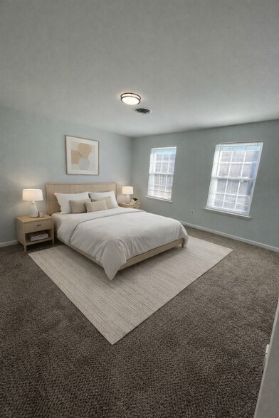 Master bedroom (staged) - 2102 Stephenson Ave SW