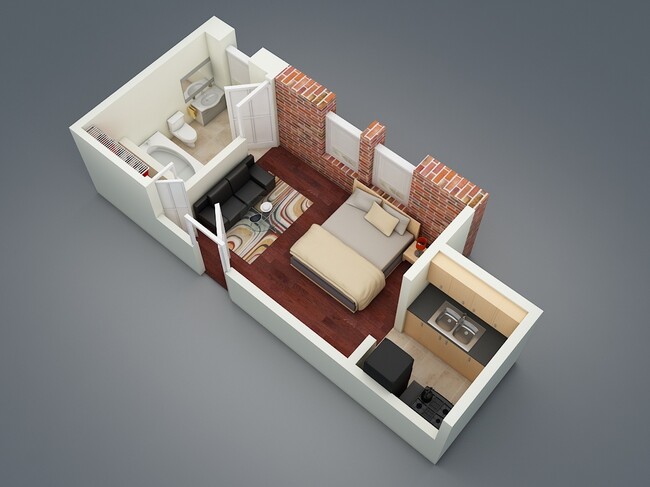 Floorplan - Brookmore Apartments