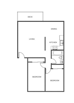 2BR/1BA - Timberlee Apartments