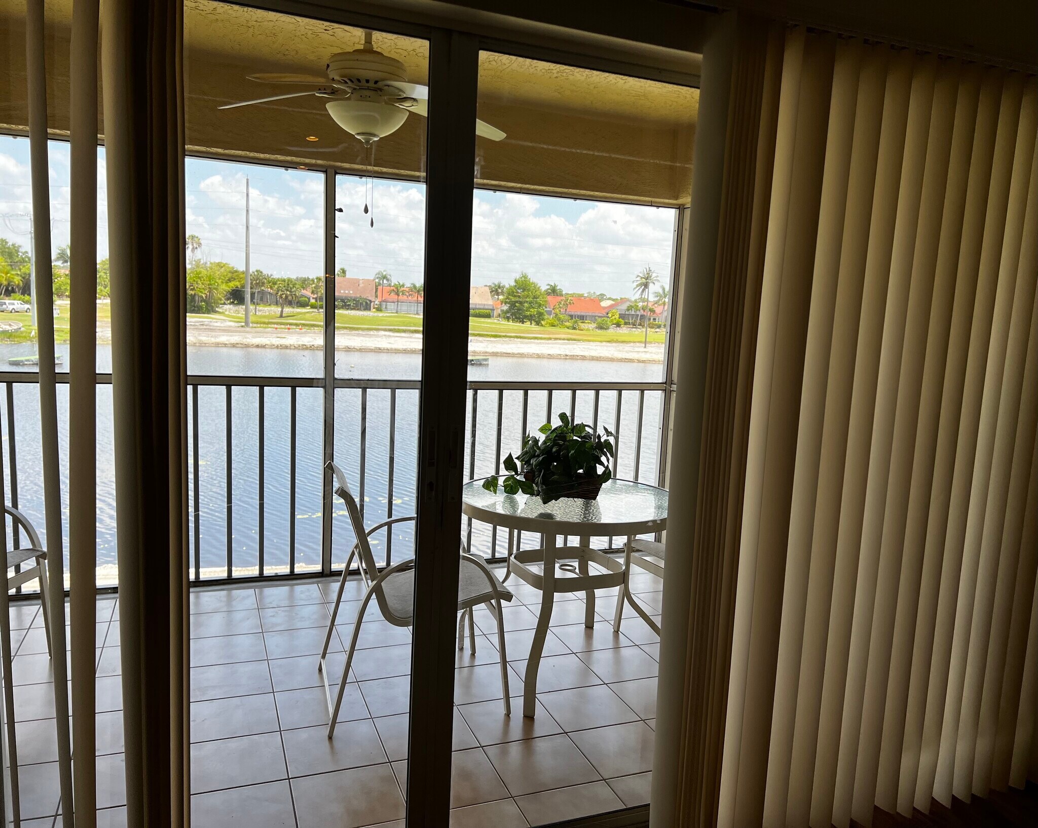 Lanai water view - 9850 Costa Mesa Ln