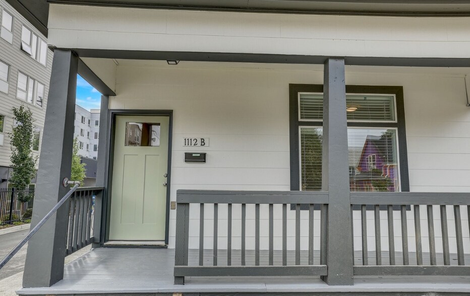 Front Door and Porch - 1112 S 8th St
