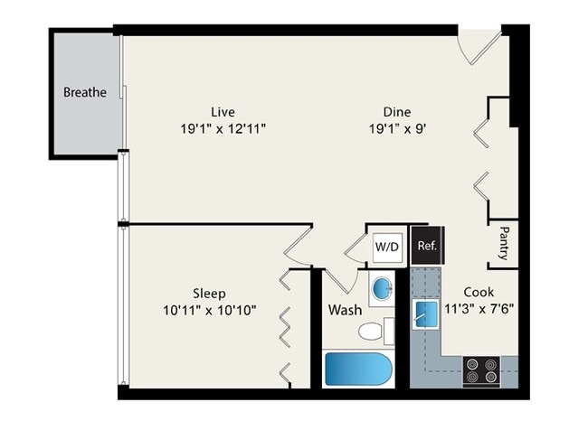 Floorplan - Park Lincoln by Reside