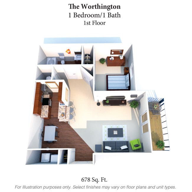 Floorplan - The Residences at Liberty Crossing