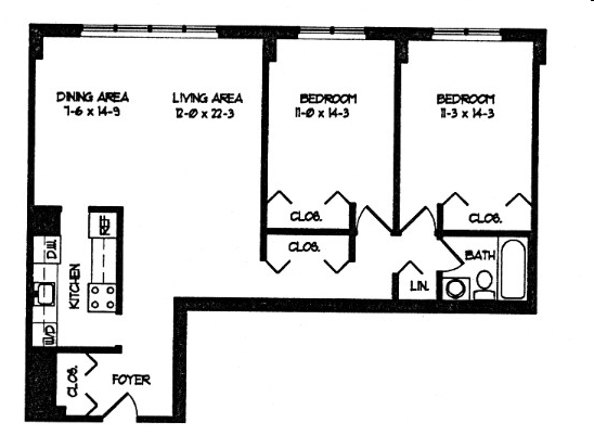 2BR/2BA - William Penn House