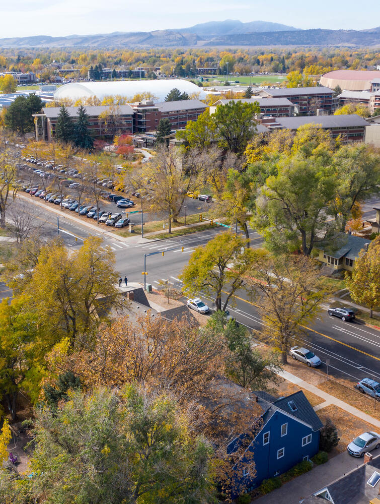 Aerial View #2 to Campus - 636 S Loomis Ave