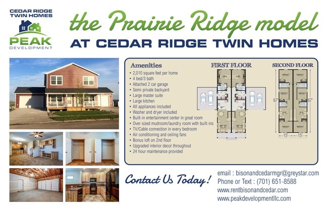 Floorplan - Townhomes on Bison & Cedar Ridge Twinhomes