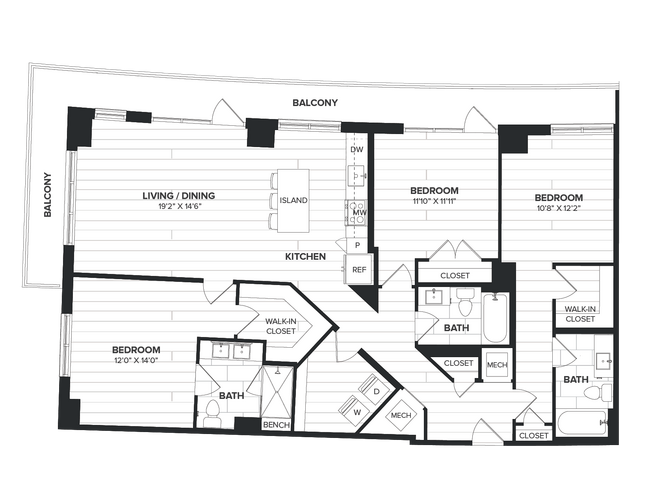 Floorplan - The Milton