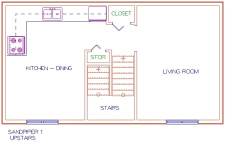 Lower Level Floor Plan - Sandpiper Townhomes