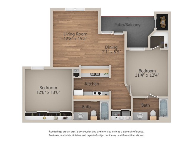 Floorplan - Arbors at Wolf Pen Creek Apartments