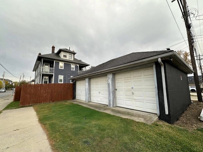 Detached garage, Back yard gate entrance - 1291 N 6th St