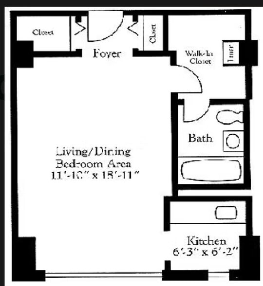 floor plan - 1111 Arlington
