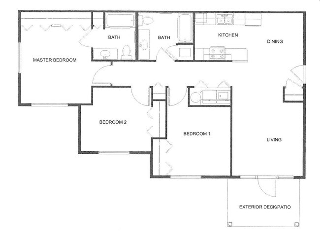 3BR/2BA - Peak Apartments (Income Based)