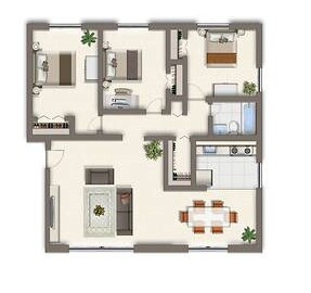 3BR/1BA - Carillon House Condominium
