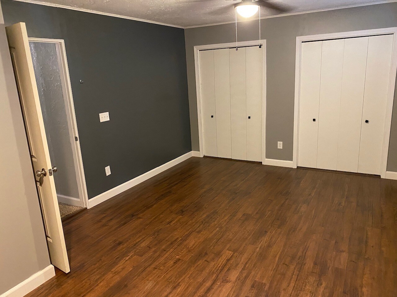 Master Bedroom has double closets and solid surface floors. - 508 E Indian Dr