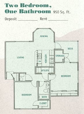 Floorplan - Brookside Apartments