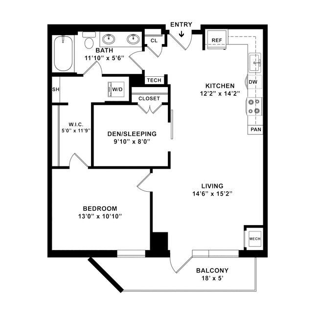 Floorplan - Cortland Mill District