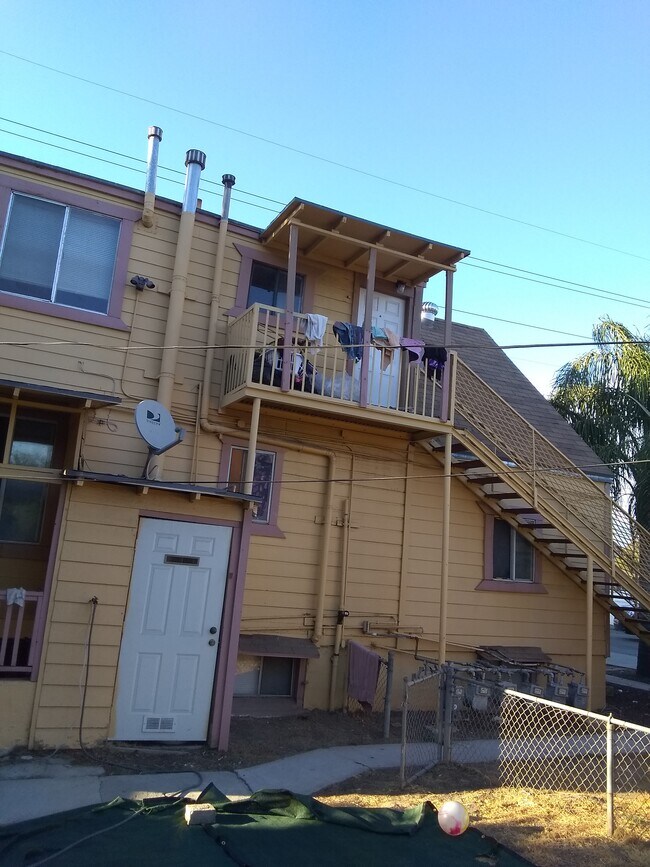 Rear View: Unit #1 on 2nd Floor - 1965 E San Bernardino Ave