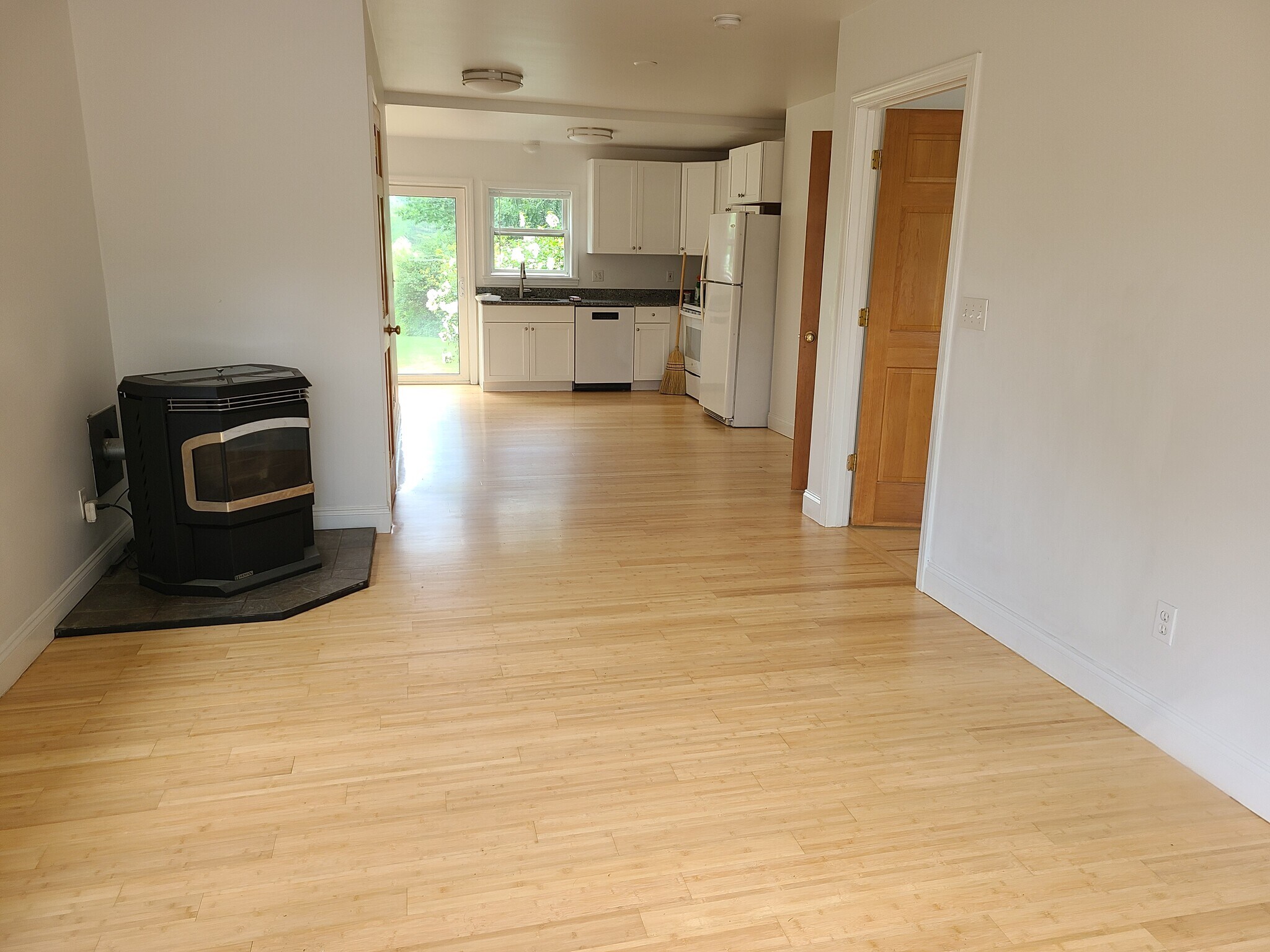 Downstairs -- Living room, kitchen, laundry 1.5 bath, bedroom - 64 Brown Rd