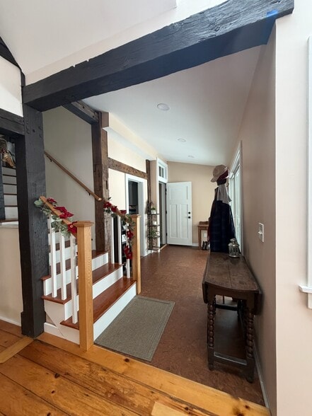 Hallway to laundry room and stairs - 56 Union St