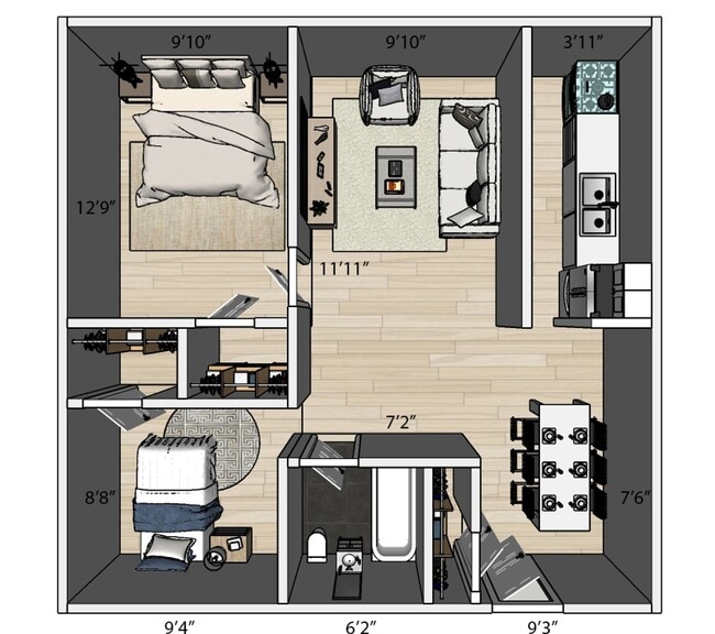 Floorplan - The Fern Flats