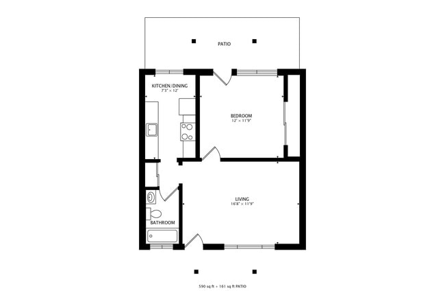 Floorplan - 2554 E 16th Street