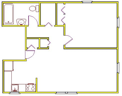 1BR/1BA - Stone Road Apartments