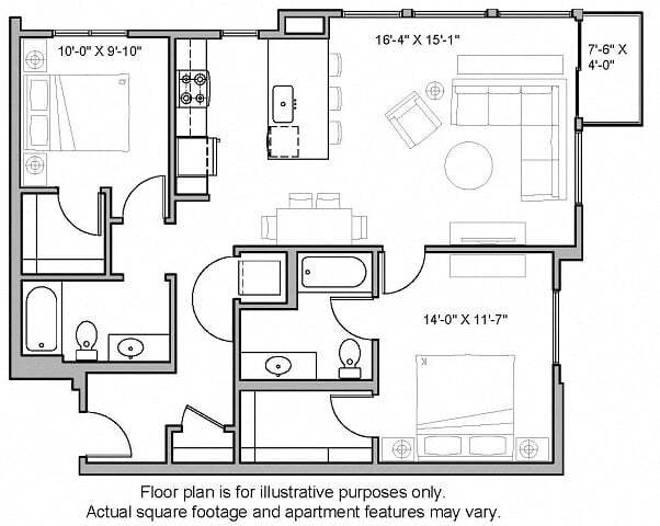 Floorplan - The Whittaker