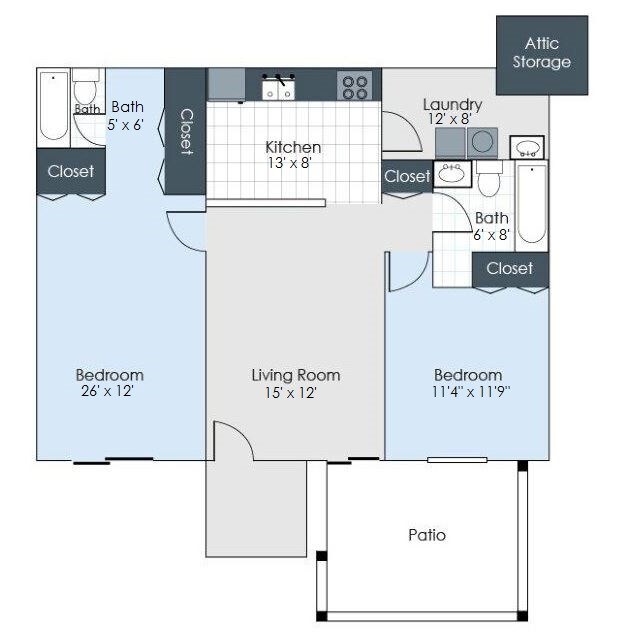 Floorplan - Lindendale Apts
