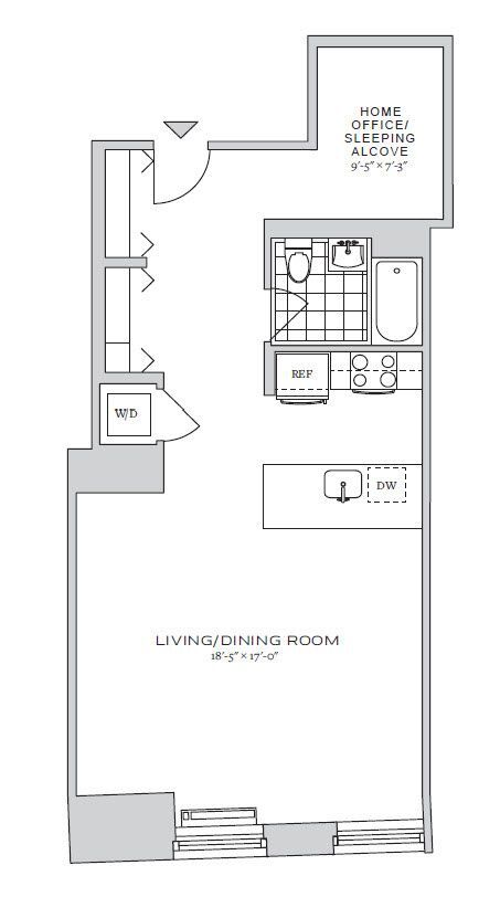 Floorplan - 70 Pine Apartments