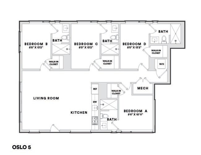 OSLOshaw Unit 5 - OSLOshaw Co-Living Apartments