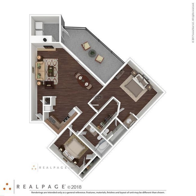 Floorplan - Turtle Creek Apartment Homes